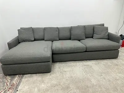 Still brand new cratebarrel lshape sofa