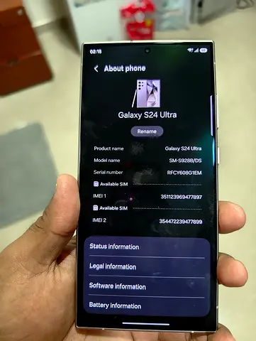 S24 ultra 256 gb  mint condition