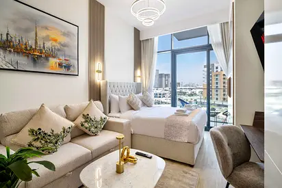 Stylish Studio Apartment in Azizi Riviera One