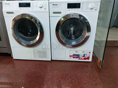 Miele brand twin dos 9 kg washer and 9 kg dryer separate set freestanding type