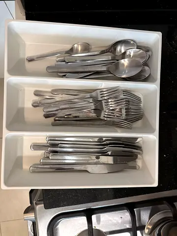Stainless Steel Cutlery Set – Forks, Spoons  Knives (Used)