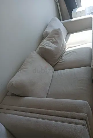 Light beige 3-seater sofa - good condition