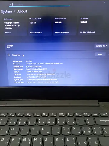 Used Dell Latitude laptop - Intel i5, 8GB RAM, 1tb fast SSD