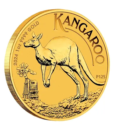 2024 Australian Kangaroo 1oz Gold Coin - Bullion Collector Piece