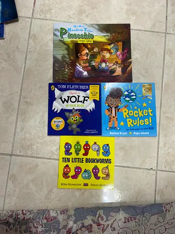 Collection of 4 Childrens Picture/Activity Books - Good Condition