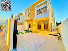 Your dream villa, a modern villa in the heart of Ajman, including registration fees, opposite the mo