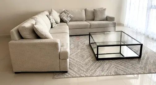 Premium L-Shaped Sofa + 2 Matching
Armchairs - Excellent Condition