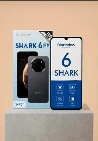 Blackview Shark 6 5G 128GB Smartphone