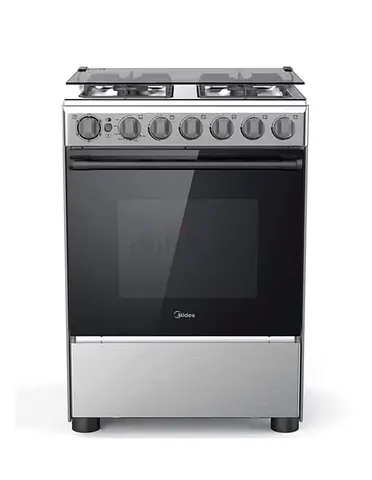 Midea 4-Burner Free Standing Gas Cooker with Oven - Good Condition