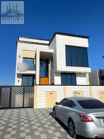 Luxury 7-Bedroom Villa for Sale in Al Zahya, Ajman | 6 Master Bedrooms | 2 Majlis | Spacious Parking