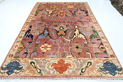 253 x 343 cm | Oriental Kawros Area Rug Afghan Hand Knotted Veg Dye Wool carpet