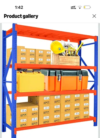 Heavy Duty Industrial Storage Shelving Rack - 4 Tier