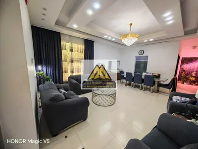 An excellent opportunity for annual rent in Al Yasmeen, Ajman. This fully furnished luxury villa