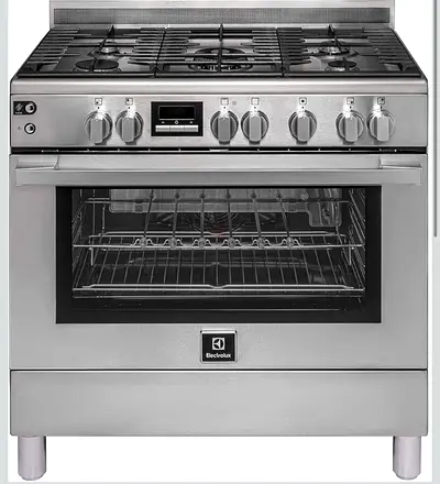 Electrolux Freestanding Cooker 90x60cm, 5-Burner Gas Hob