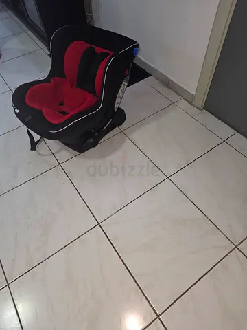 Used Red  Black Infant Car Seat - Good Condition