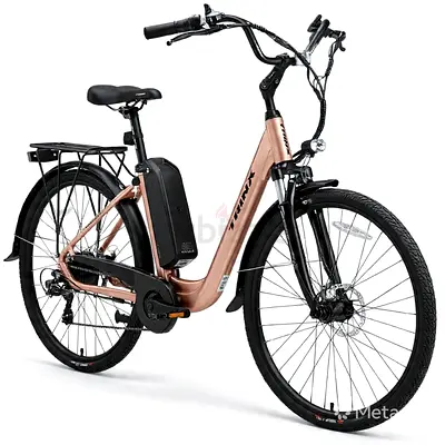 E bike light wight aluminium frame Trinx commuter electric bike