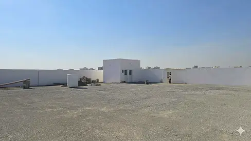 10000 Sqft Open Yard 3 Phase Power Office Concreted floor Boundary Wall In Al Sajaa Sharjah