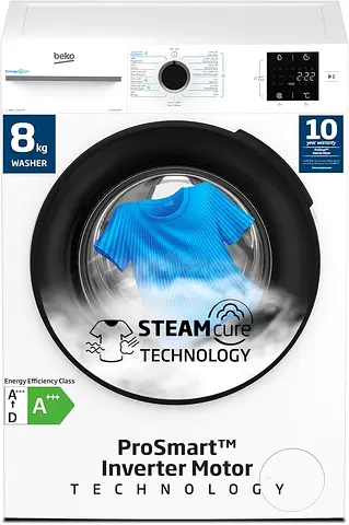 Beko 8kg Front Load Washing Machine with ProSmart Inverter