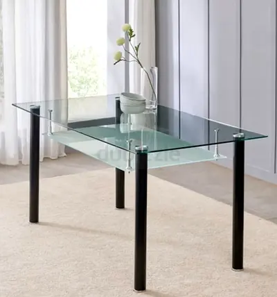 6 seater Dining Table without Chairs - Packed condition,6/7 months used, selling due to shifting
