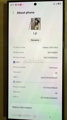 Samsung Galaxy S24 Ultra SM-S928N