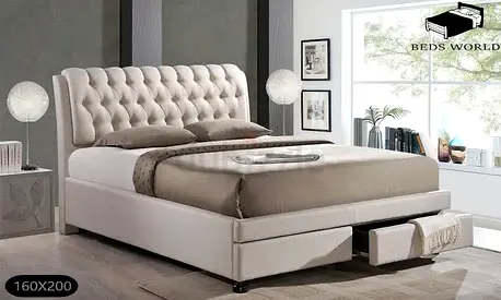 Brand New Luxury King Size Bed with Drawers - Fully Customizable - UAE Sharjah Manufactured