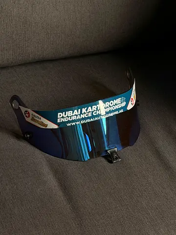 Helmet visor ST5 karting