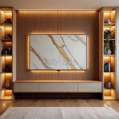 Symmetrical Modern Feature Wall