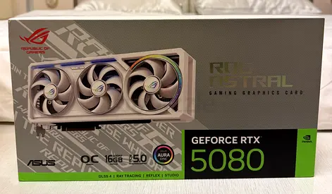 SEALED ASUS ROG Astral GeForce RTX™ 5080 16GB GDDR7 White OC Edition