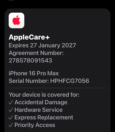 Iphone 16promax 256gb