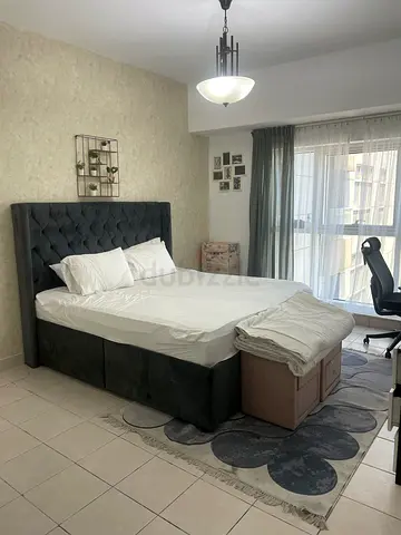 Mamzar Beach view Master Bedroom with attached Bathroom.