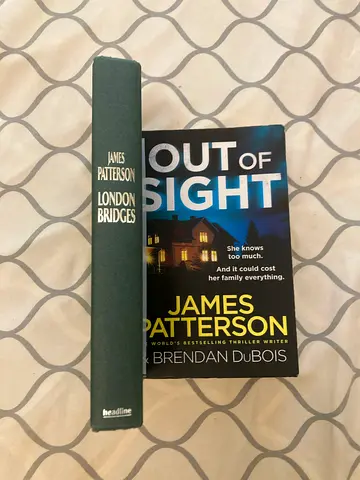 Out of Sight  London Bridges — 2 Thriller Novels by James Patterson (paperback)
