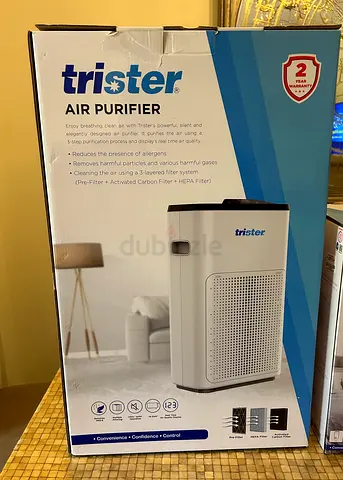 Trister Air Purifier (3-stage HEPA + Carbon) - Excellent Condition