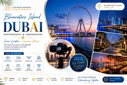 🎡📸 Bluewaters Island Photography Videography Services | Professional Business Media  Events 🚀✨