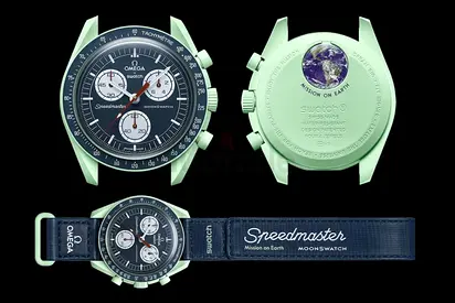 Omega swatch mens watch