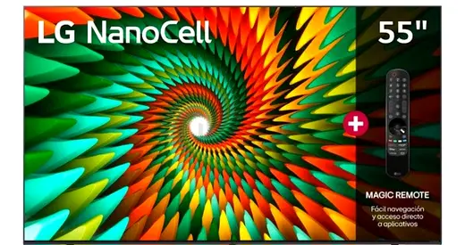 LG NanoCell 55 Inch Smart TV with Magic Remote