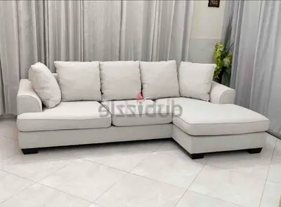 The One Kingston L Shape sofa beige Excellent Condition