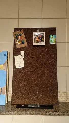 IKEA SVENSÅS Dark Brown Cork Memo Board