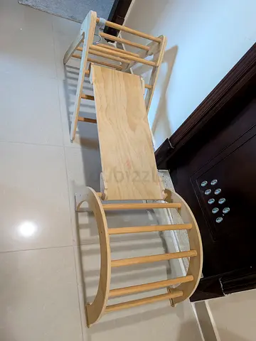 Wooden Pikler Climber with Ramp - Good Condition