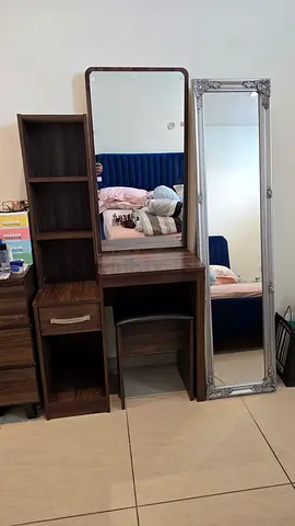 Home Box Dresser with mirror and stool (set)