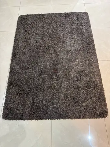 Soft Grey $%! Rug - Medium Size, Good Condition