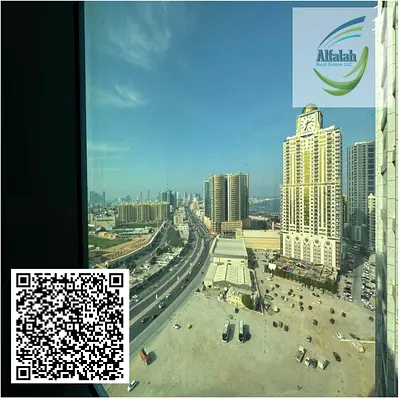 Spacious Two Bedroom Available for Sale Gulfa Tower B Clock Tower view