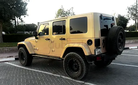 Jeep Wrangler Unlimited Sahara 2008 GCC Specs Upgraded to 2014 Model