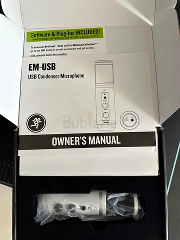 Mackie EM-Series, Limited Edition White USB Condenser Microphone (EM-USB-LTD)