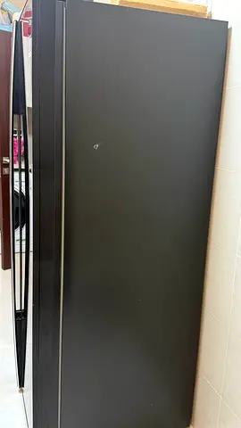 Large Black Side-by-Side Refrigerator