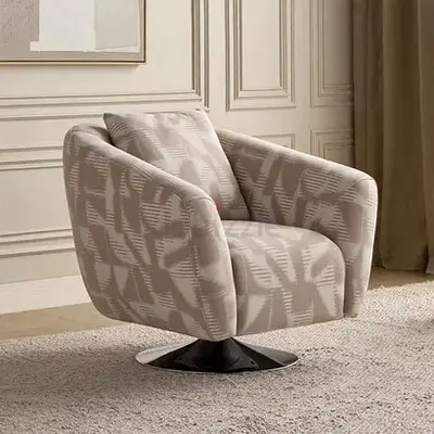 Modern Living Room Swivel Arm Chair
