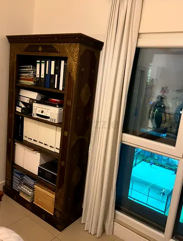 solid wood bookcase - shelves