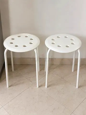 Set of 2 IKEA MARIUS stool