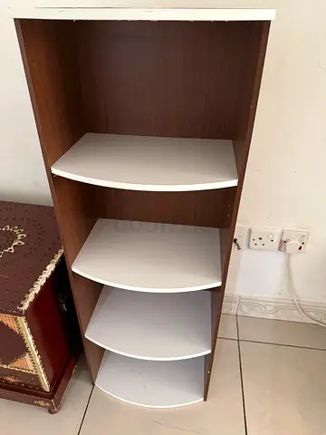 Wooden 4-Slot Shoe/Storage Rack - Brown  White