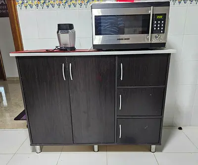 Kitchen Storage Cabinet marble top