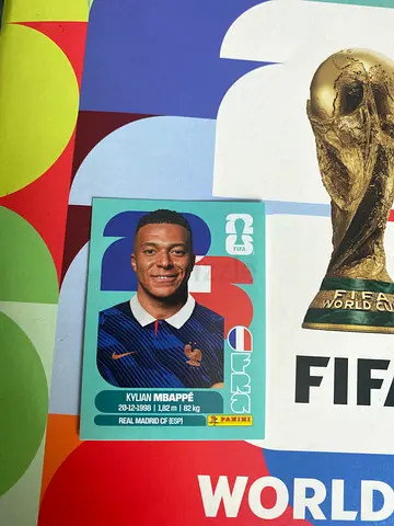 Panini World Cup Sticker - Kylian Mbappé (Rare Insert)
